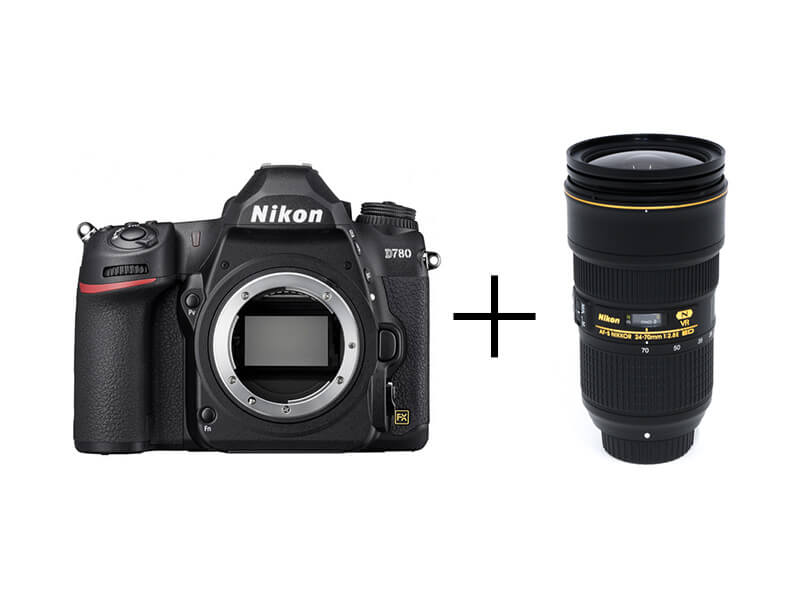 Nikon 万能フルサイズ一眼レフ&純正大口径標準ズームセット D780 + AF-S NIKKOR 24-70mm f/2.8E ED VR