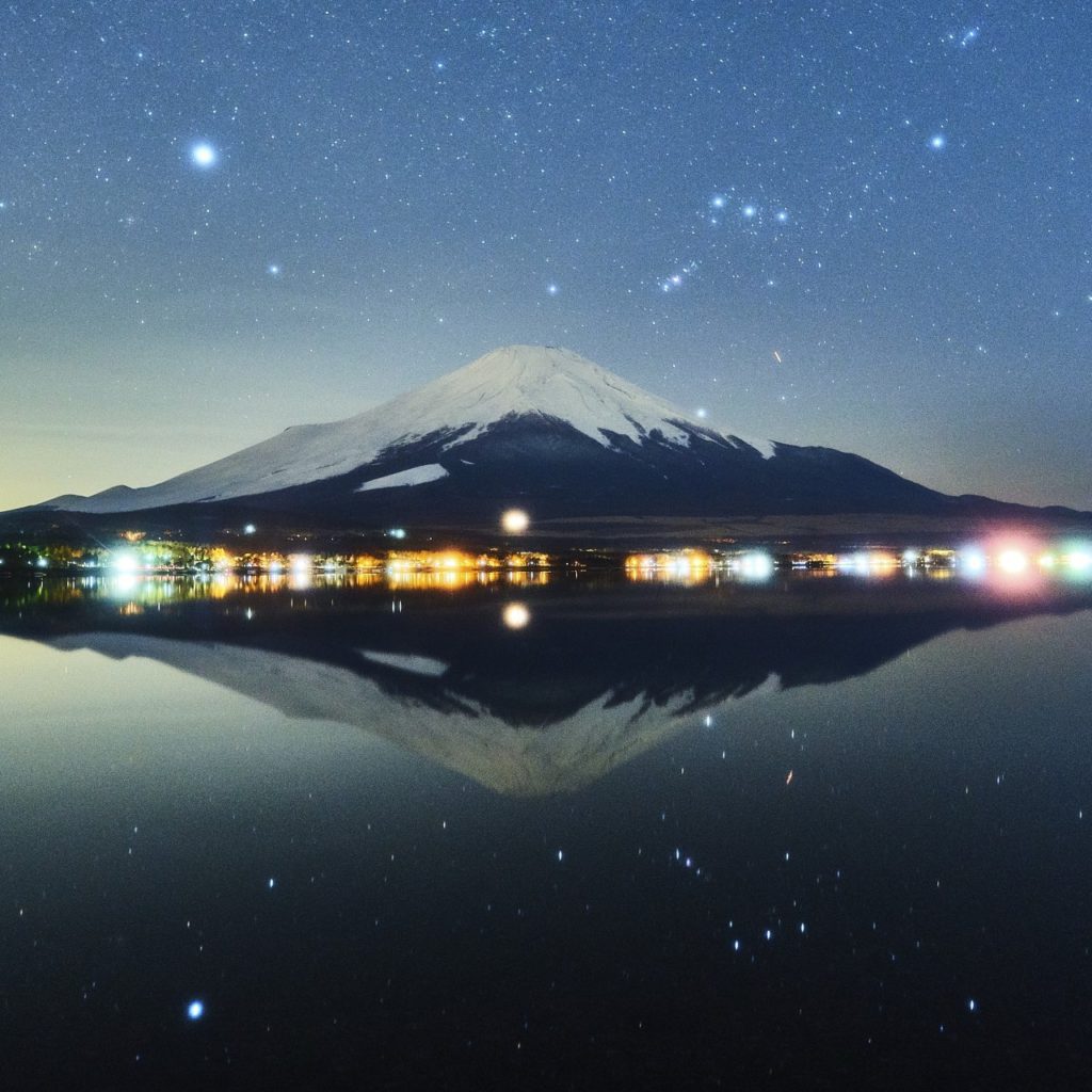 夜の山中湖