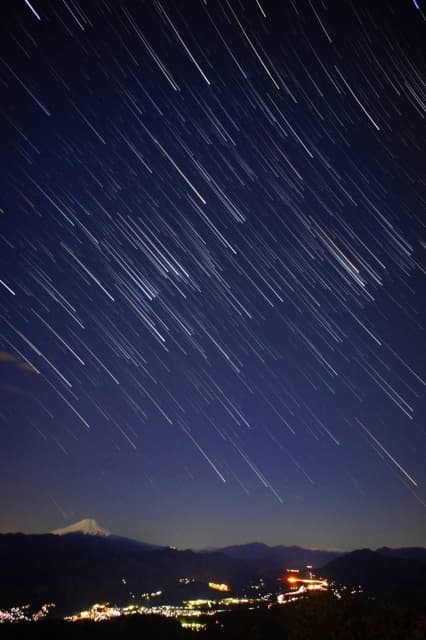 陣馬山からの夜景