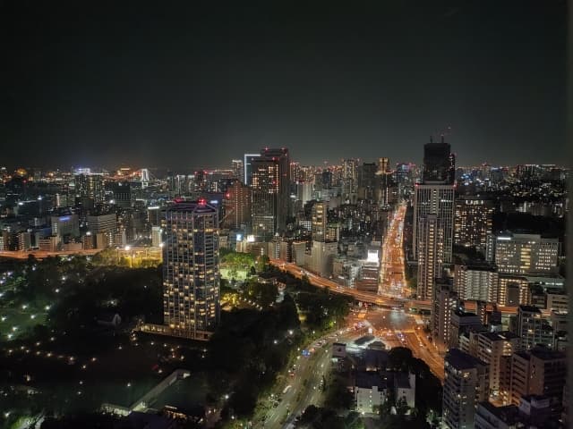 東京タワーからの夜景