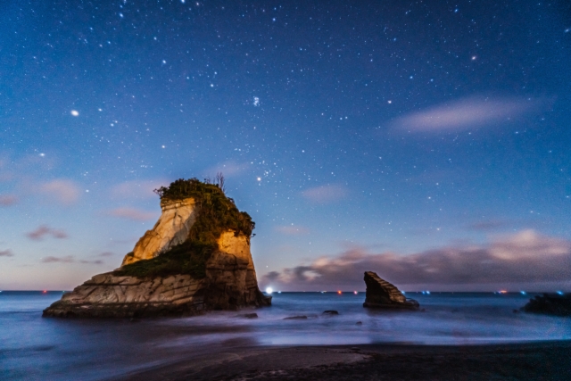津々ヶ浦の星空