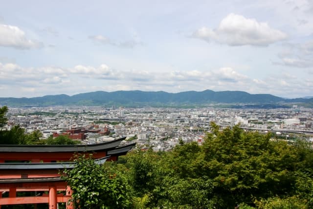 稲荷山 七ツ辻からの眺望