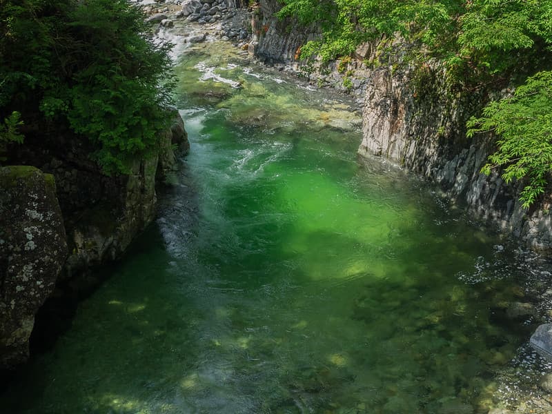 阿寺渓谷