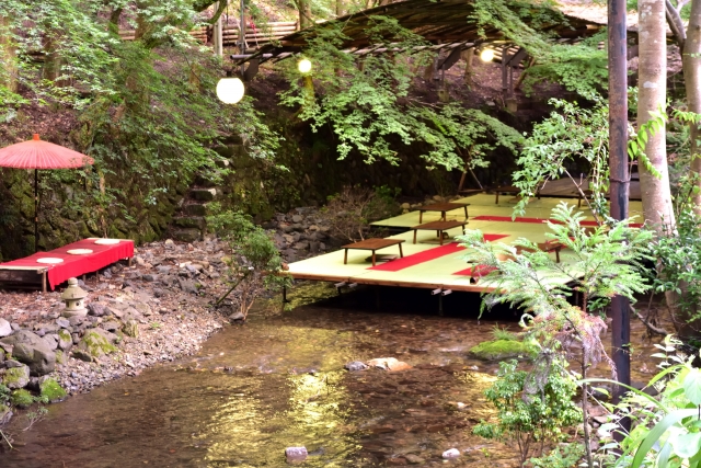 貴船神社　カフェ
