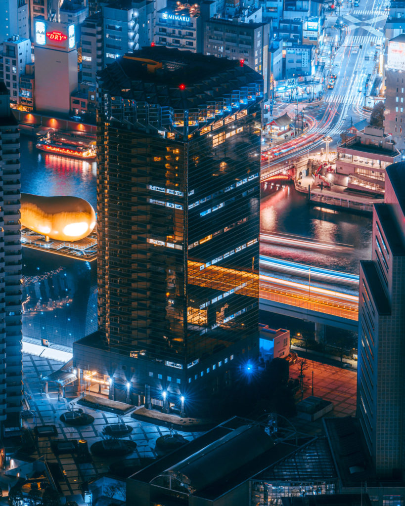東京スカイツリー展望デッキからの夜景