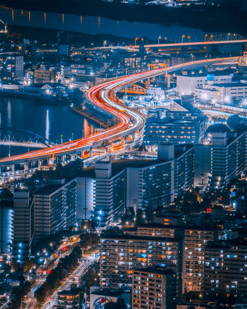東京スカイツリー展望デッキからの夜景