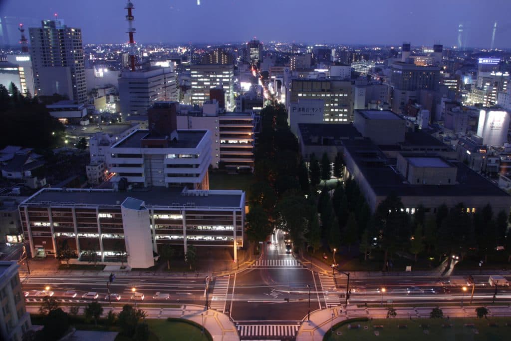 栃木県庁からの夜景