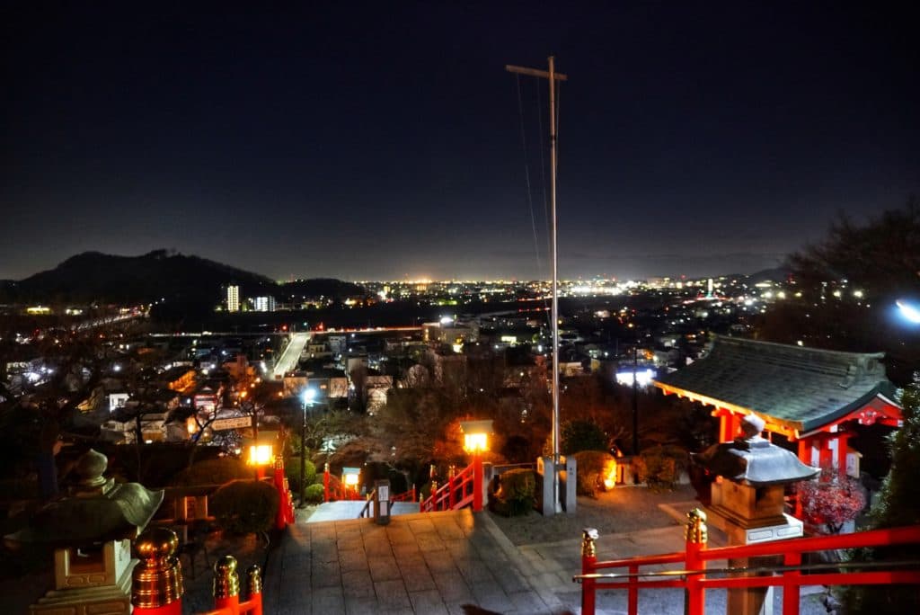 織姫神社の夜景
