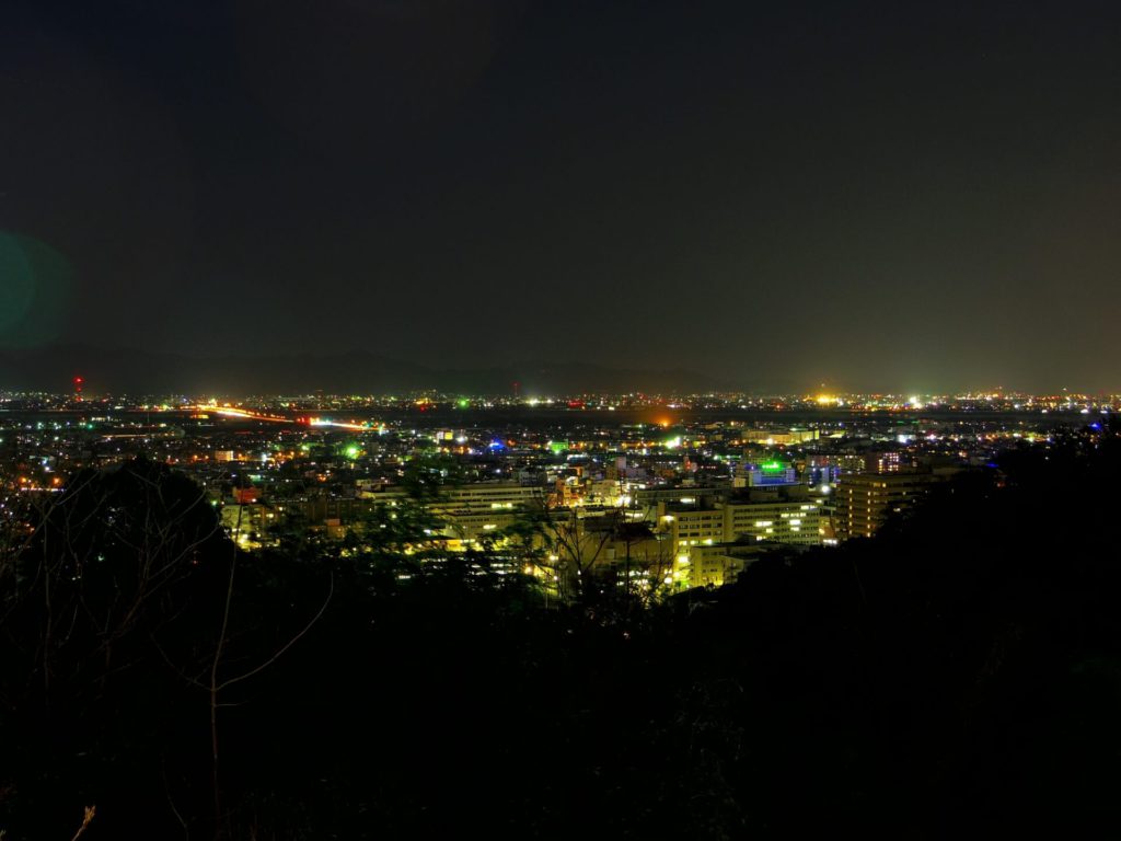 西部公園の夜景
