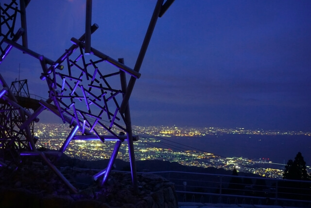 六甲ガーデンテラスからの夜景