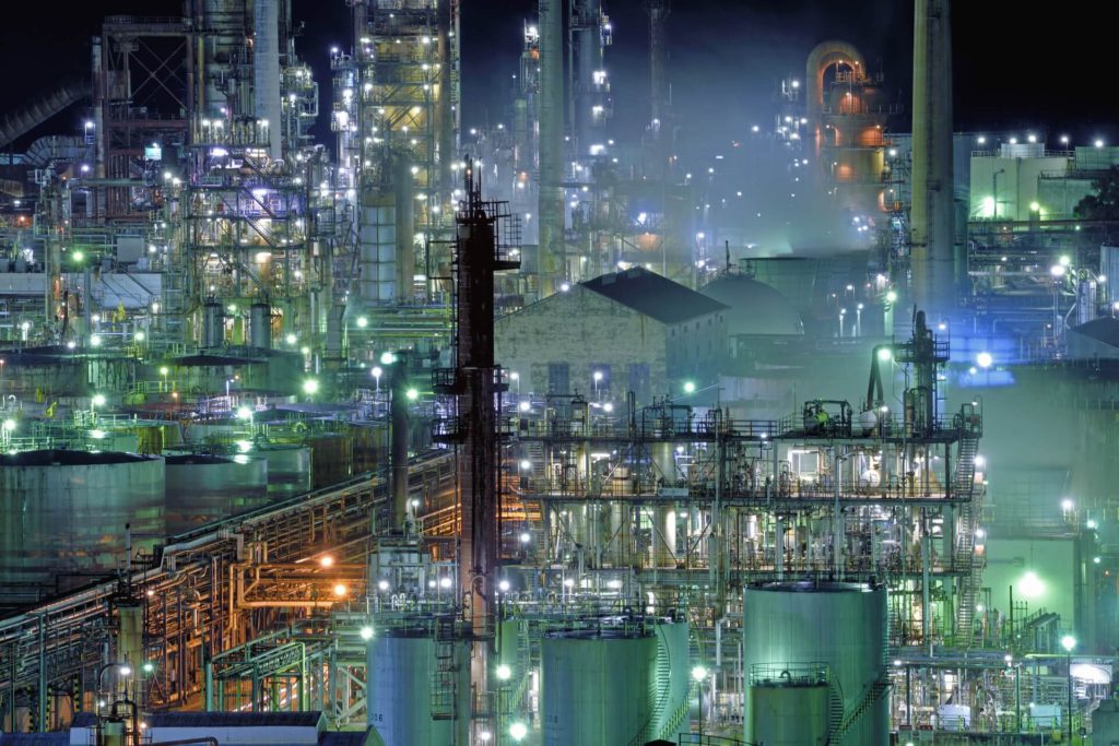 ENEOS和歌山製油所の夜景