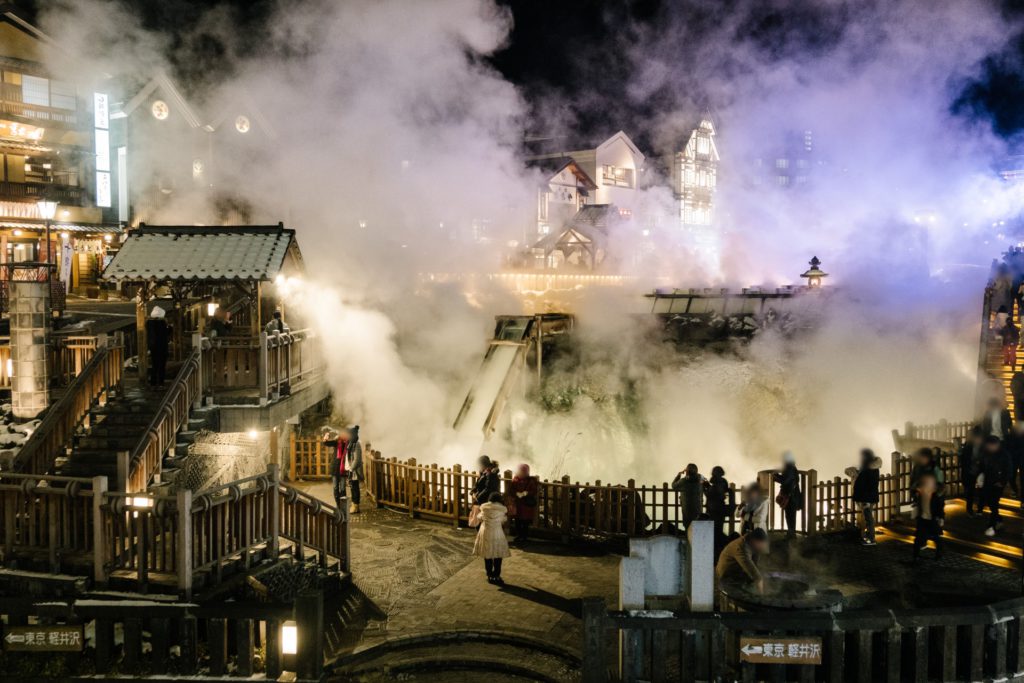 草津温泉の夜景2