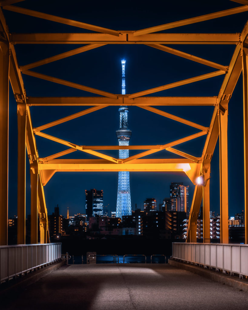 東京スカイツリーの夜景