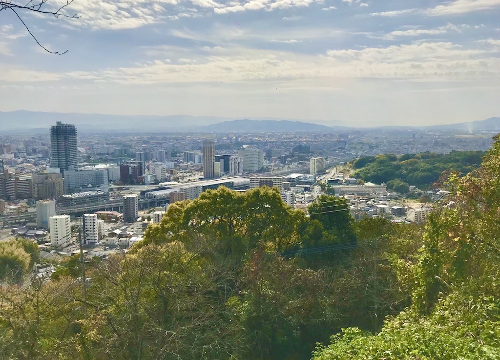花岡山公園からの展望