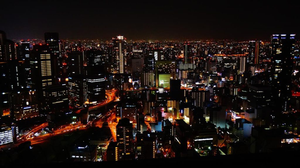 展望台からの街夜景
