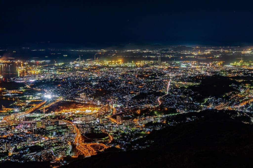 皿倉山の夜景