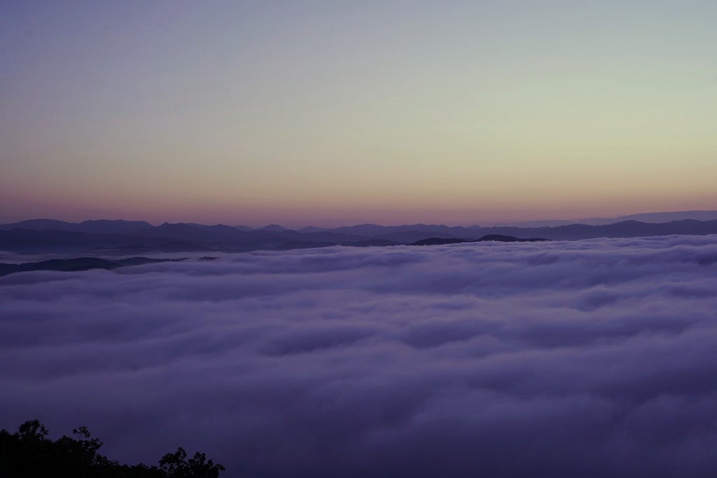 高谷山展望台から見た雲海