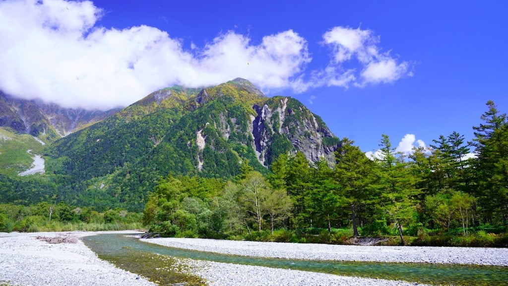 山で写真を撮影する際のカメラの設定