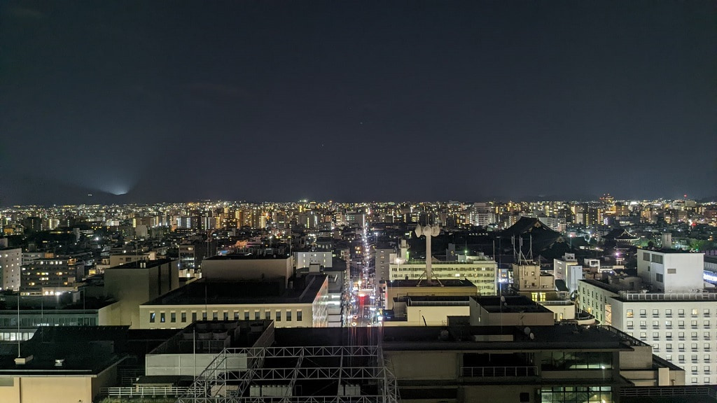 京都タワーの夜景
