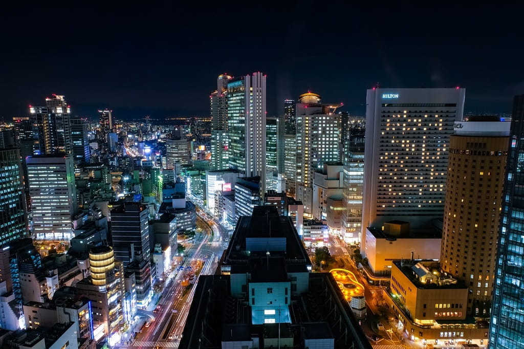 大阪駅前第3ビル 夜景
