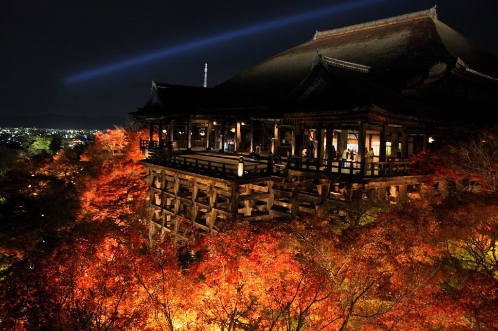 清水寺の夜景