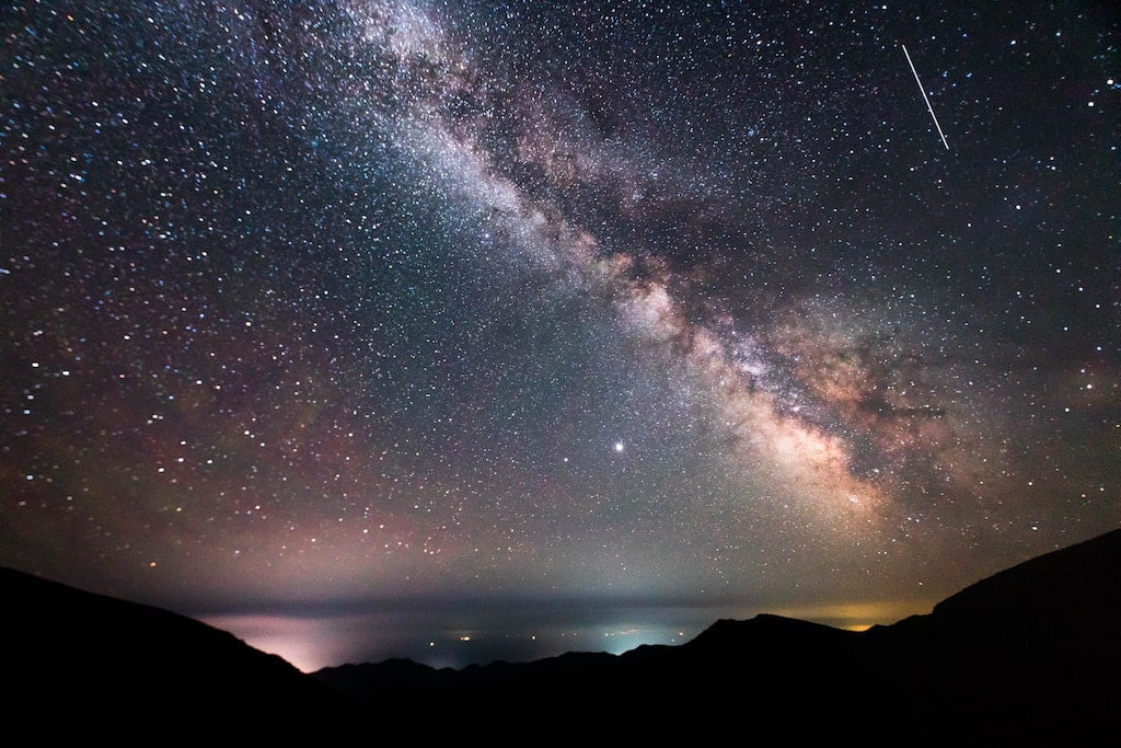 知床峠の星空