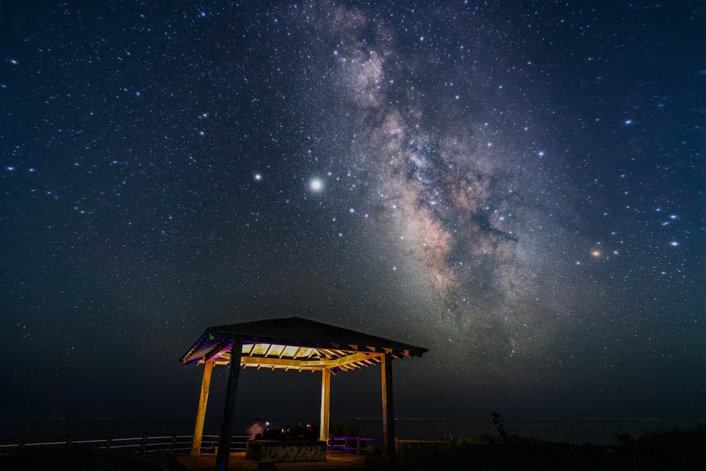 八幡岬公園の星空