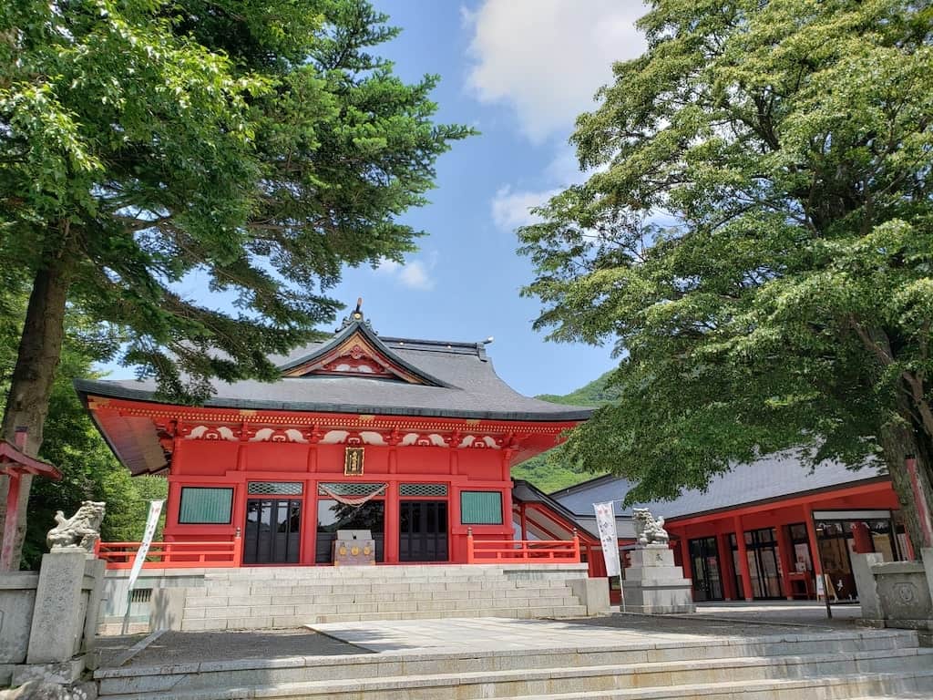 赤城神社の拝殿
