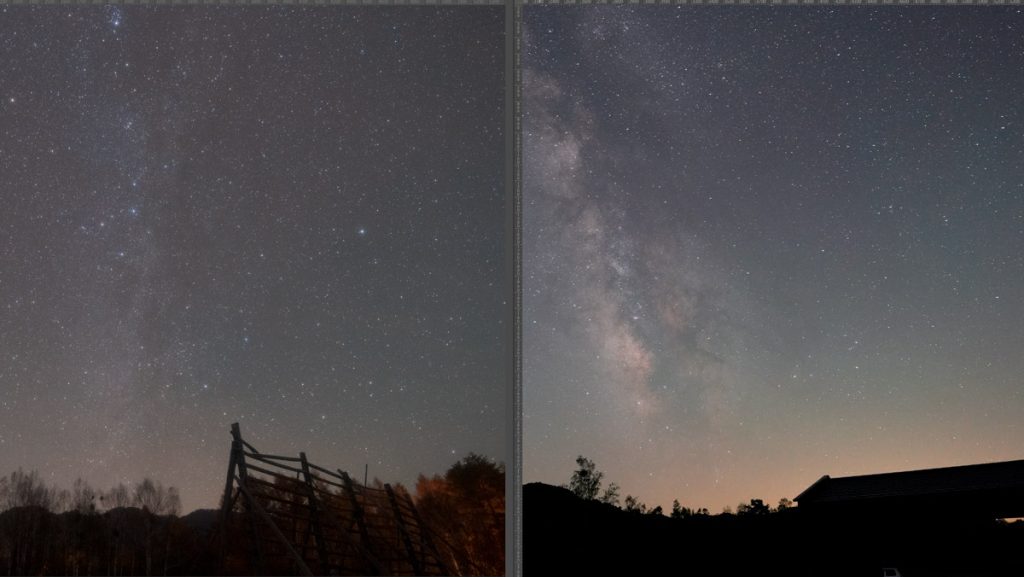 α7Ⅳで撮影した星空