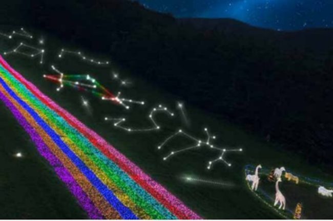 【福島県】60万球が光り輝く福島の夏の風物詩「あだたらイルミネーション」開催